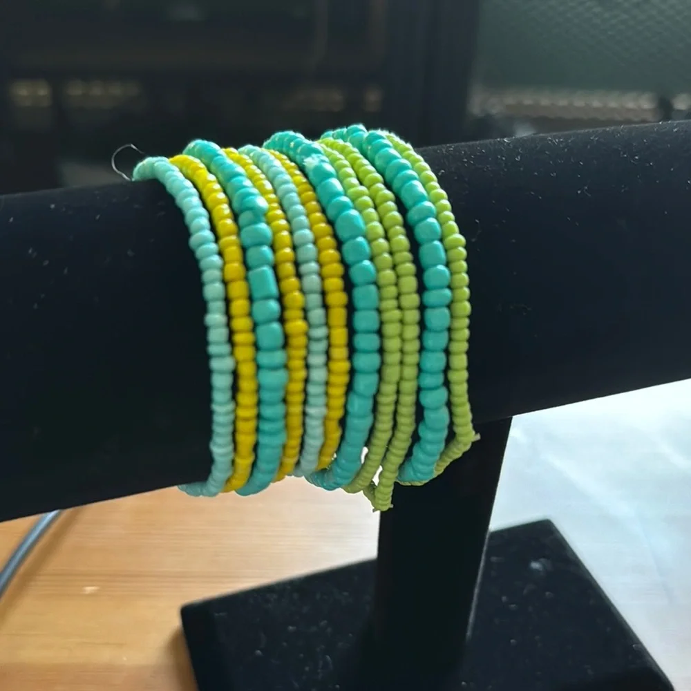 Colorful Beaded Bracelet Set